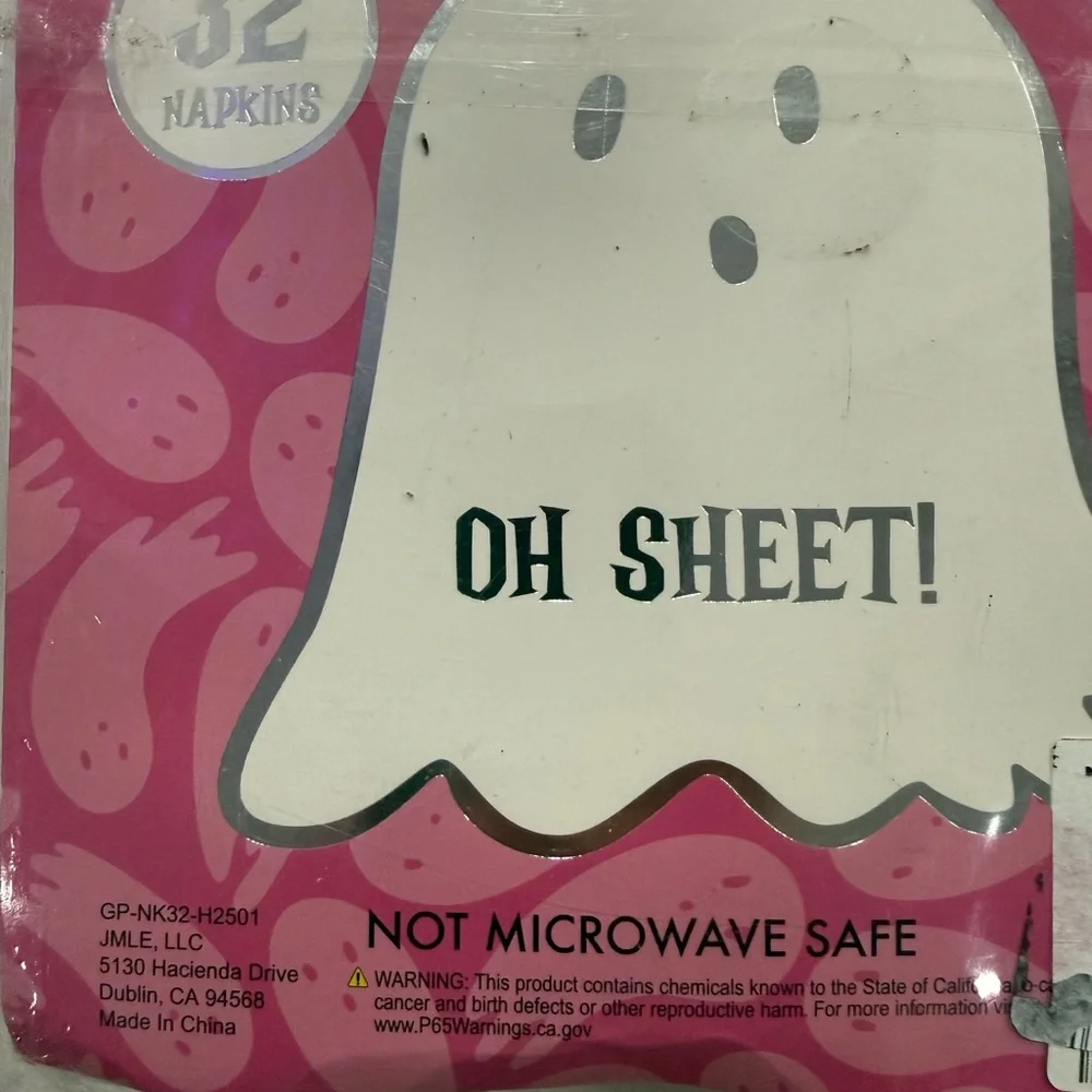 Halloween napkins Ghost and Tombstone Halloween Napkins new